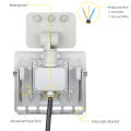 Miniatyrbilde 3 av 4: 10W Bevegelsessensor LED Flomlys - IP65 Vanntett Sikkerhetslys for Hage og Gård