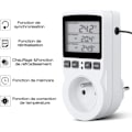 Miniatyrbilde 3 av 5: Termostatkontakt, temperaturregulator, programmerbar digital timer med probe, drivhusvarme termostatkontakt, akvarium 1 stk