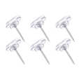 Miniatyrbild 1 av 4: Transparenta tryckstift, 100 st transparenta tryckstift, platta tryckstift väggtryck