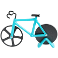Miniatyrbild 1 av 5: Cykelformad pizzaskärare, pizzahjul, rostfritt stål icke-St