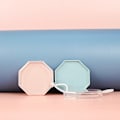 Miniatyrbillede 2 af 3: Pudderdåse Opbevaringsboks Bærbar Organizer 5 stk Transparent Plastbeholder