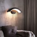 Miniatyrbillede 4 af 5: Moderne LED væglampe, 18W LED bevægelsessensor udendørs væglampe, Ip65, U-formet design vandtæt væglampe