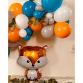 Miniatyrbillede 4 af 5: 2 stk. ræveformede store Mylar folie critter ballon skovtema