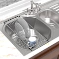 Miniatyrbilde 5 av 5: Simple Houseware Over Sink Counter Top Dish Drainer Drying Rack,