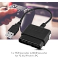 Pikkukuva 2 / 5: PS2-ohjainmuunnin, PS2-PS3-ohjainsovitin PS2 USB:lle PC:lle tai PS3:lle langattomaan langalliseen ohjaimeen PS1 PS2, tukee WIN98 ME 2000 XP Vista WI