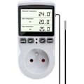 Miniatyrbilde 1 av 5: Termostatkontakt, digital temperaturregulator, digital programmerbar stikkontakt med probe, programmerbar digital timer, varme termostatkontakt for drivhus, akvarium