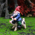 Miniatyrbillede 3 af 5: Havefigur til haven - Udendørs have - Sjov - Sæt med 2 havefigurer