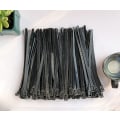 Miniatyrbilde 3 av 3: Gjenbrukbar nylon slangeklemme 200 mm × 7,6 mm plast kabelbånd Rilsan kabel T