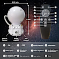Miniatyrbillede 5 af 5: Astronaut Galaxy Projektor, Stjerneprojektor Galaxy Natlys - A