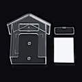 Miniatyrbild 2 av 5: Vattentätt Fodral för Trådlös Dörrklocka Åtkomstkontroll Regnskydd Dörrklocka Skyddsbox Transparent Utomhus
