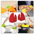 Miniatyrbilde 3 av 4: Silikonovnshansker egnet for grilling, matlaging, baking, mikrobølgeovn