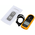 Miniatyrbild 3 av 4: Mini LCD Digital Anemometer Vindhastighet Luftflödeshastighet Temperatur