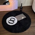Miniatyrbilde 4 av 5: Simulering 8 Ball Biljard Teppe - Sklisikker Gulvmatte - Baderomsmatte for Barn