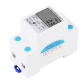 Miniatyrbilde 5 av 5: DDS528 multifunksjonell intelligent digital display strøm 230V enfaset skinne elektronisk watt-time meter