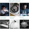 Miniatyrbild 5 av 5: Led-läslampa, nacklampa handsfree flexibel runt halsen Batte