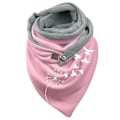 Miniatyrbilde 1 av 3: Dameskjerf Mote Chic Sjal Sjal Sjal Dame Wrap Sjal Sjal Ensfarget Varmt Sjal Retro Høst Vinter Varmt Sjal Casual, rosa, 160*4