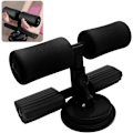 Miniatyrbilde 1 av 5: Bærbar Sit-up Bar Aid-Tilbehør, Sit-ups Magemuskelhjelp, Selvsug Situp Bar, Sit Up Bars Assistent Enhet, Sugkopp Selvsug Sit up Bar, Svart