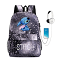Miniatyrbild 2 av 3: Lilo & Stitch Ryggsäck Trestegs Set Skolväska