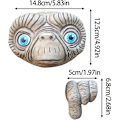 Pikkukuva 4 / 5: Alien-puutarhakoriste - Realistinen puutarhapuun kasvokoriste -