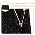 Miniatyrbilde 3 av 3: Håndveske Aften Penger for Kvinner Formelle Lommebøker for Kvinne Aftenveske for Dekor Glitter Aftenvesker Lommebok Kvinner Lommebok Clutch Lommebok for Kvinner Hånd
