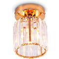 Miniatyrbillede 1 af 5: Krystal loftslampe moderne mini lysekrone loftslampe krystal vedhængslampe armatur til køkkenø spisebord soveværelse korridor