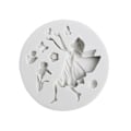 Miniatyrbillede 4 af 5: 1 stk. 3D fe 3D engel alfe silikone fondantform blomst pige kage cho