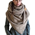 Miniatyrbild 1 av 5: Dammode Sjal för Kvinnor Chic Halsduk Slöja Sjal Wrap Sjal Färg Solid Varm Retro Höst Vinter Sjal Varm Dekont
