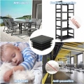 Miniatyrbillede 3 af 5: 30 stk. firkantede rørpropper 30 x 30 mm, plastrørpropper, firkantet rør