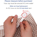 Miniatyrbild 3 av 5: Ersättningsdragkedja för sängkläder, #3 Dragkedja, 10 st, Svart, för 4,5 mm breda spiraldragkedjor i nylon, Reparationsdragkedja för sängkläder