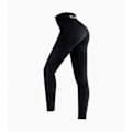 Miniatyrbild 1 av 4: Leggings med fickor för kvinnor - Capri Yoga byxor med hög midja Tu