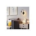 Miniatyrbillede 5 af 5: 3+8W LED-sengelampe LED-svanelampe til læsning (sort)