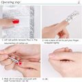 Miniatyrbilde 5 av 5: 100 folie neglefolie wraps - folie neglefolie wraps med forhåndsmonterte linløse svamper for rask og skånsom bløtlegging - fjerner gel og polish