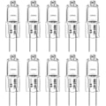 Miniatyrbillede 1 af 4: 10 stk. G4 halogenpærer 20W 12V T3 JC type 2-benet sokkel erstatning til landskabsbelysning under skab puck lys skinnebelysning dæmpbar
