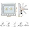 Miniatyrbilde 2 av 5: 10W LED-flomlys, LED-flomlys 1000LM Ultra-tynn kald hvit 60