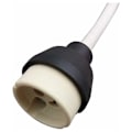 Miniatyrbilde 2 av 5: GU10 Lampehenger, Pærekontakt, Adapter for LED og Halogen, Keramisk Base og Klemmeskrue