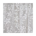 Miniatyrbillede 5 af 5: Hvid blonde kort gardin til køkkenvindue Jacquard Floral Sheer