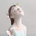 Miniatyrbillede 2 af 4: Resin Pigefigur Statuetter Pigefigur Håndværk Statue Skulptur