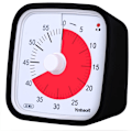 Miniatyrbillede 1 af 4: Visuel timer med beskyttende etui, Yunbaoit opgraderet 60 minutters nedtælling