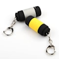 Miniatyrbillede 1 af 5: LED Mini Lommelygter, Super Lysstærk Lommelygte med Krog, Bedste Tac Lommelygte til Børn, USB-opladning, Natlæsning, Strømafbrydelser, Camping (2 Pak, Gul, Grå)