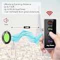 Miniatyrbilde 4 av 5: Reyke Nøkkelsporer, 80 DB Trådløs RF med 39,6 m rekkevidde, Fjernkontroll med LED-lommelykt, Baseholder for nøkler, Port