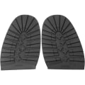 Miniatyrbild 1 av 5: Crisis Soft Shoe Repair Replacement, Hållbar skoersättning gummi yttersula, halkfri flexibel för läderskor, (EU43-44 svart framfot)