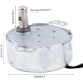 Pikkukuva 2 / 4: Sähköinen mikroaaltouunin synkronimoottori, sopii pöytämoottorin vaihtoon, pyöreä synkronimoottorin kääntöpöytä 4W CW/CCW 220-240V (8-10RPM)