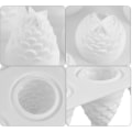 Miniatyrbillede 5 af 5: 8 Hulrum Ananas Form Silikoneform 3d Fyrretræ Form Lys Støbeforme B
