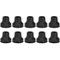 Miniatyrbillede 1 af 4: 10 Cane Tips Krykker Gummipuder Gåkrykke Tips til Standard og Foldbare Gåkrykker, Gummikrykke Tips (16mm)
