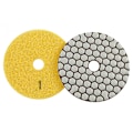 Miniatyrbillede 1 af 5: Diamantpoleringspuder - 7 pakker tørre diamantpoleringspuder 4\"/100mm til Ma