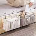 Miniatyrbillede 3 af 5: Multifunktionel sengebord med stor kapacitet, opbevaringspose til sengen