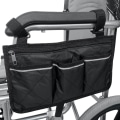 Miniatyrbillede 1 af 5: Side Håndliste Opbevaringspose, Side Håndliste Opbevaring Multi-Pocket Opbevaringspose Pung med Reflekterende Strimmel Bærbar
