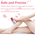 Pikkukuva 4 / 5: Epilatori, Smooth Glide Epilatori per donne Rimozione dei peli del viso Fac