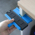 Miniatyrbilde 5 av 5: Konturmåler Konturkopierer, Profilduplikator, Profilduplikasjonsmåler, Konturmålerlinjal, Låsbar Konturmåler, for DIY, Snekring Blå