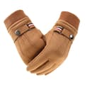 Herr vinterhandskar mocka varma delade fingerhandskar utomhus sport
